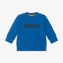 Boys Blue Cotton Sweatshirt