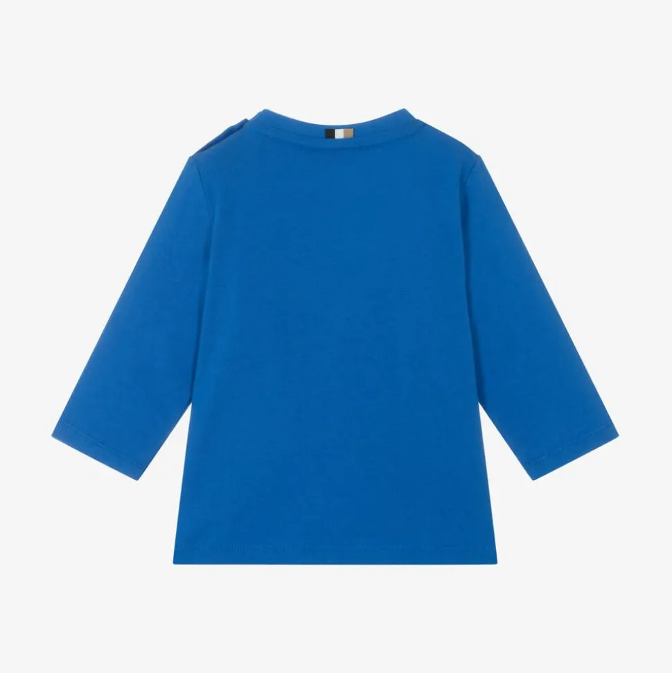 Boys Blue Cotton Top