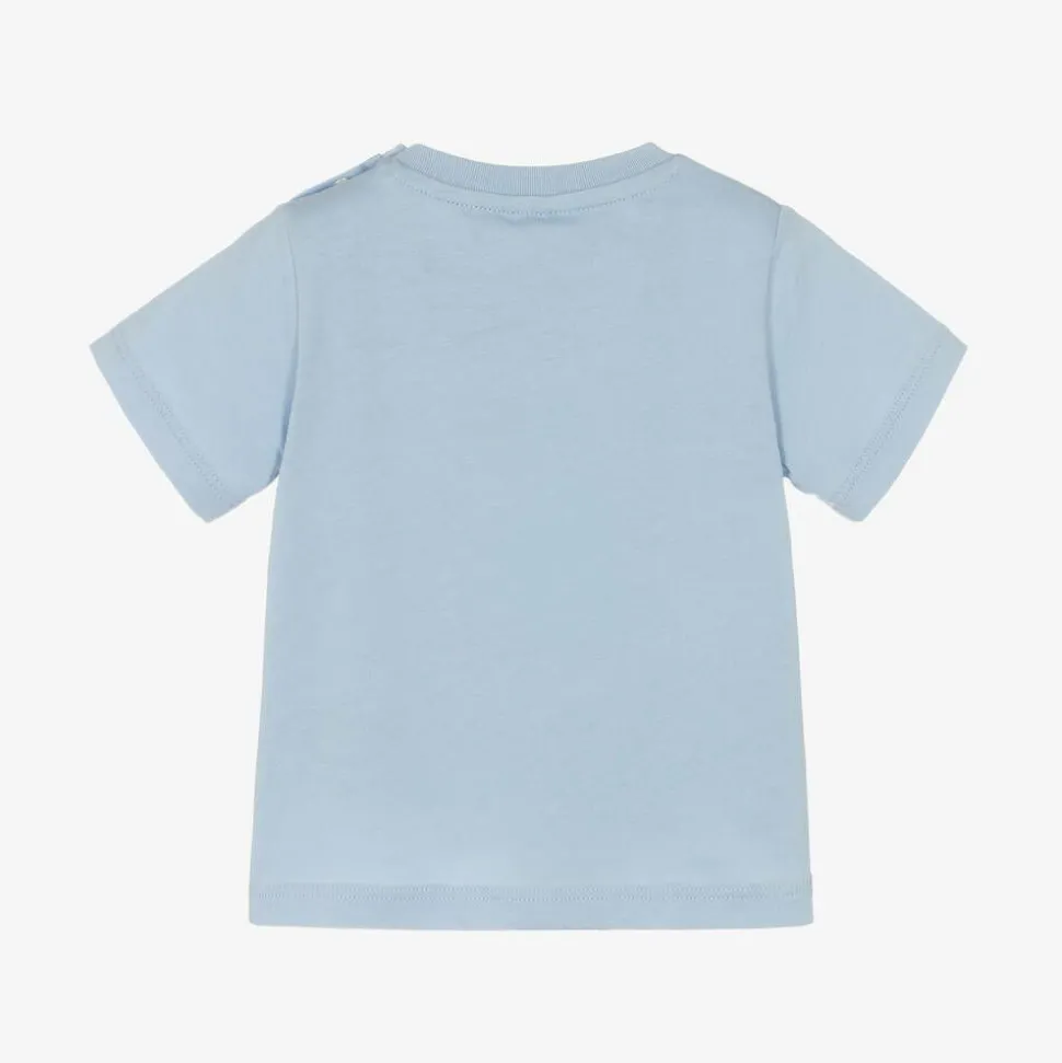 Boys Blue Cotton T-Shirt