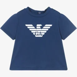 Boys Blue Cotton T-Shirt