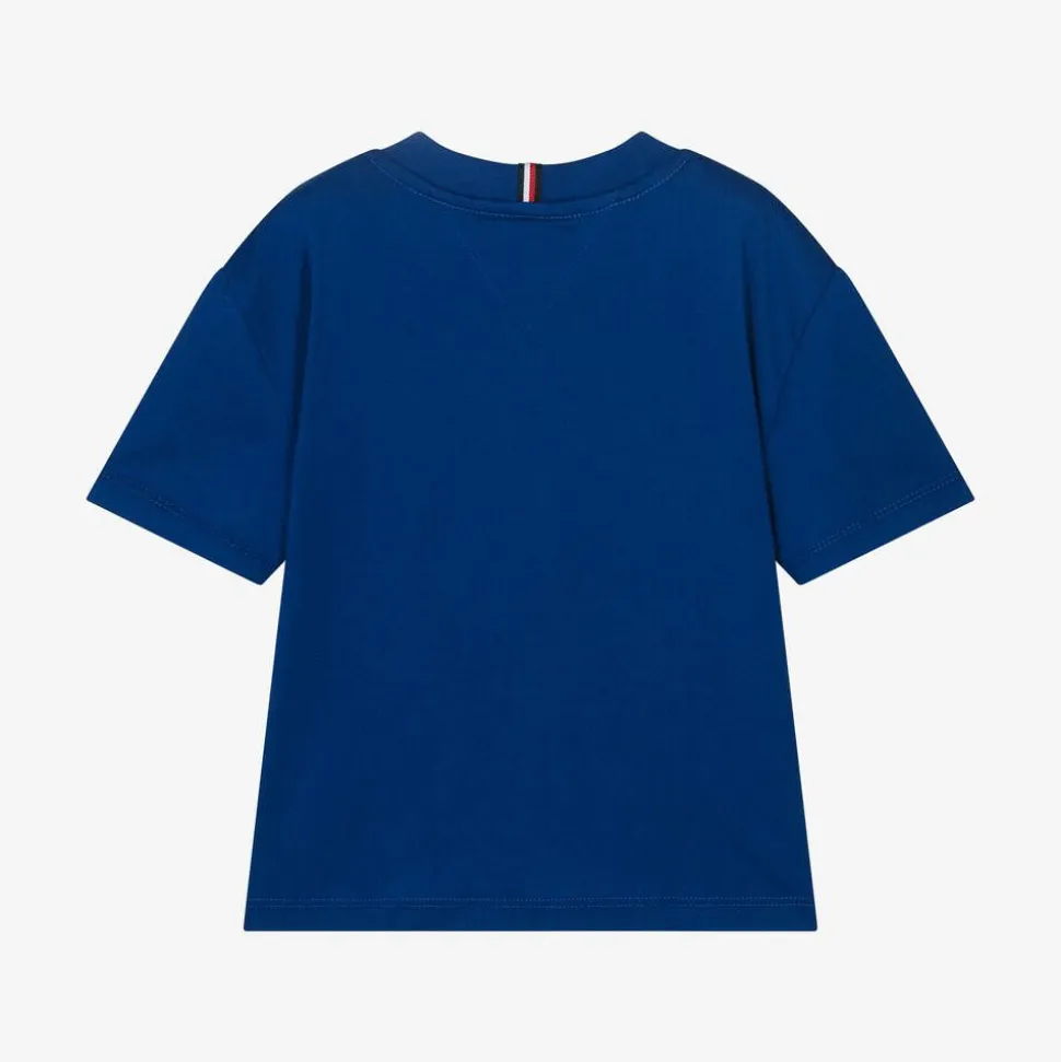 Boys Blue Cotton T-Shirt