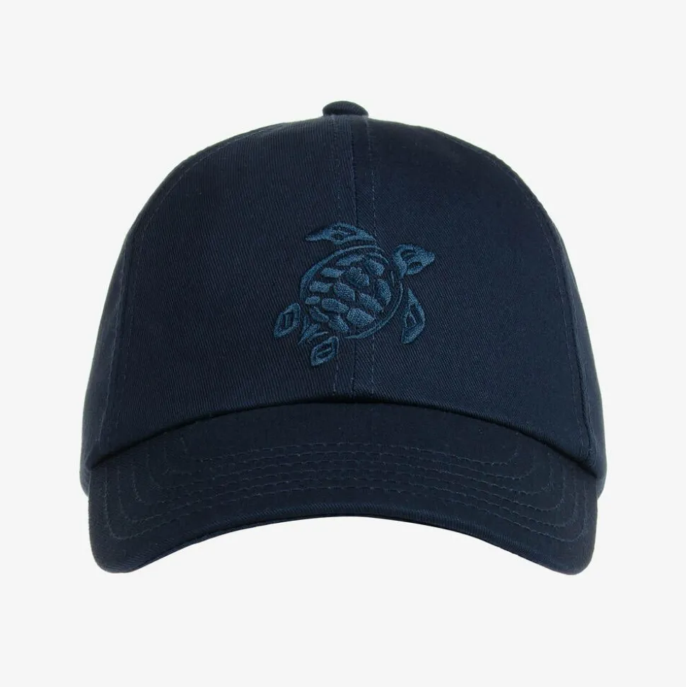 Boys Blue Cotton Turtle Cap