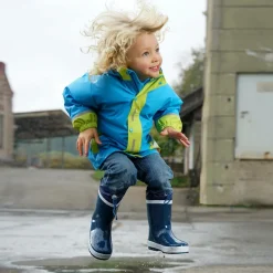 Boys Blue Crocodile Raincoat