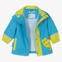 Boys Blue Crocodile Raincoat