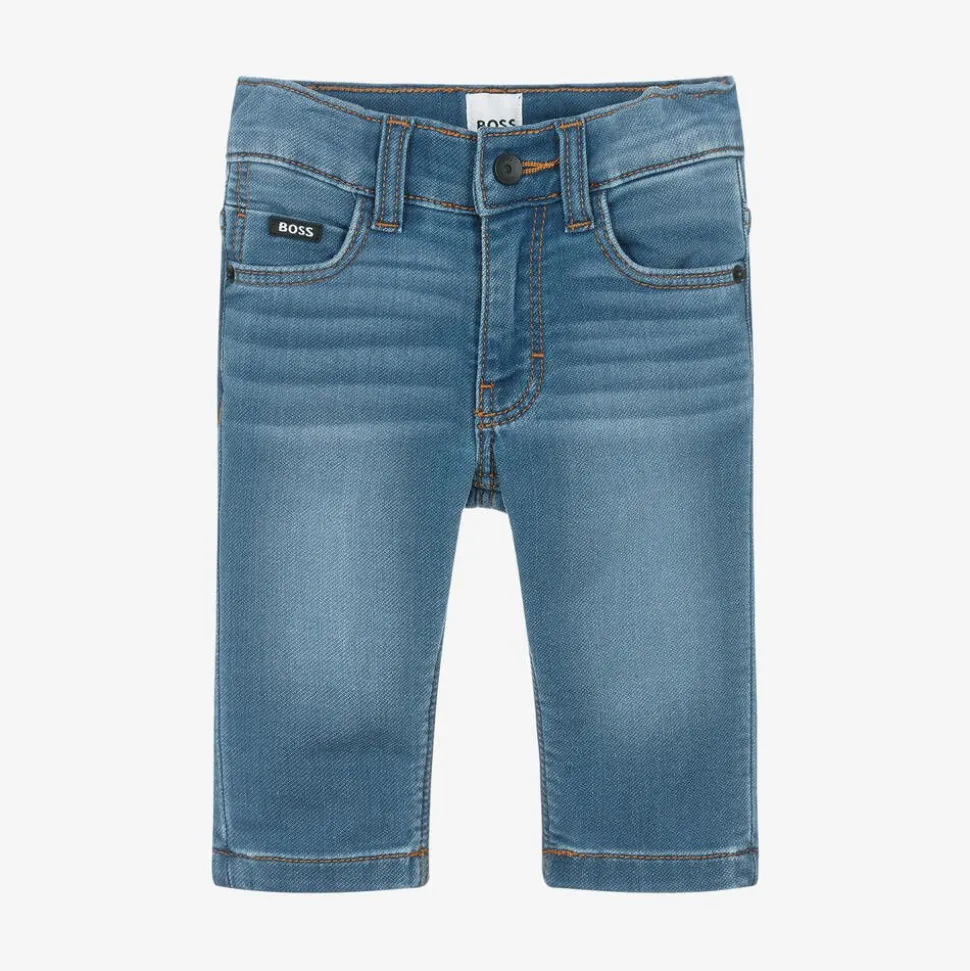 Boys Blue Denim Regular Fit Jeans