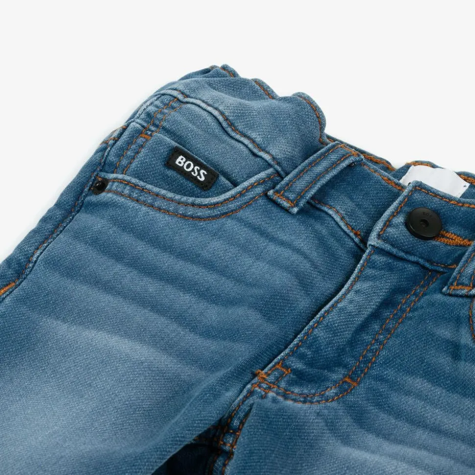 Boys Blue Denim Regular Fit Jeans