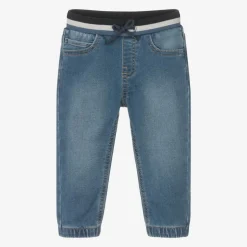 Boys Blue Denim-Look Jeans