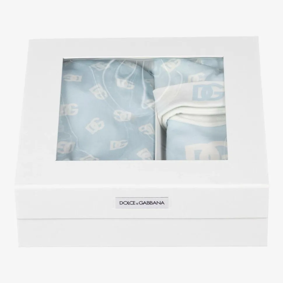Boys Blue DG Babysuit Set