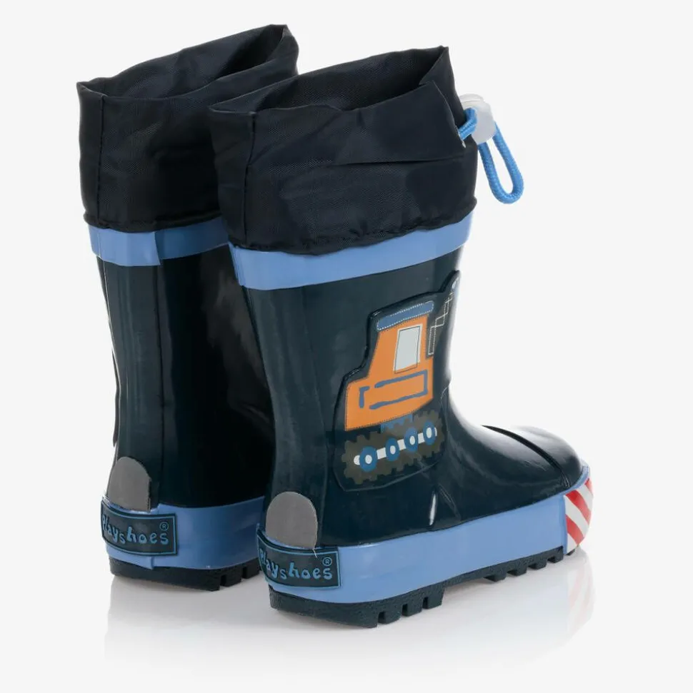 Boys Blue Digger Rain Boots