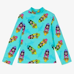 Boys Blue Disney Swim Top (UPF50+)