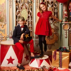 Boys Blue Faux Suede Horsebit Loafers