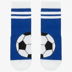 Boys Blue Football Socks