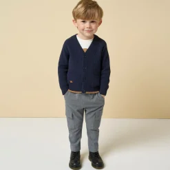 Boys Blue Knitted Cardigan