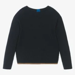 Boys Blue Knitted Cardigan