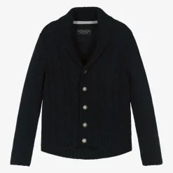 Boys Blue Knitted Cardigan