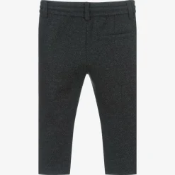 Boys Blue Marl Jersey Trousers