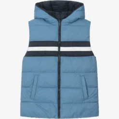Boys Blue Reversible Gilet