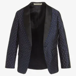 Boys Blue Satin Suit