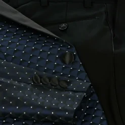 Boys Blue Satin Suit