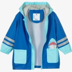 Boys Blue Shark Raincoat