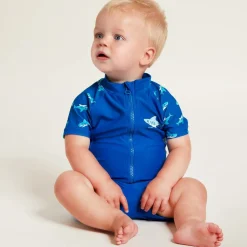 Boys Blue Shark Sun Suit (UPF50+)