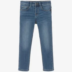 Boys Blue Slim Fit Denim Jeans