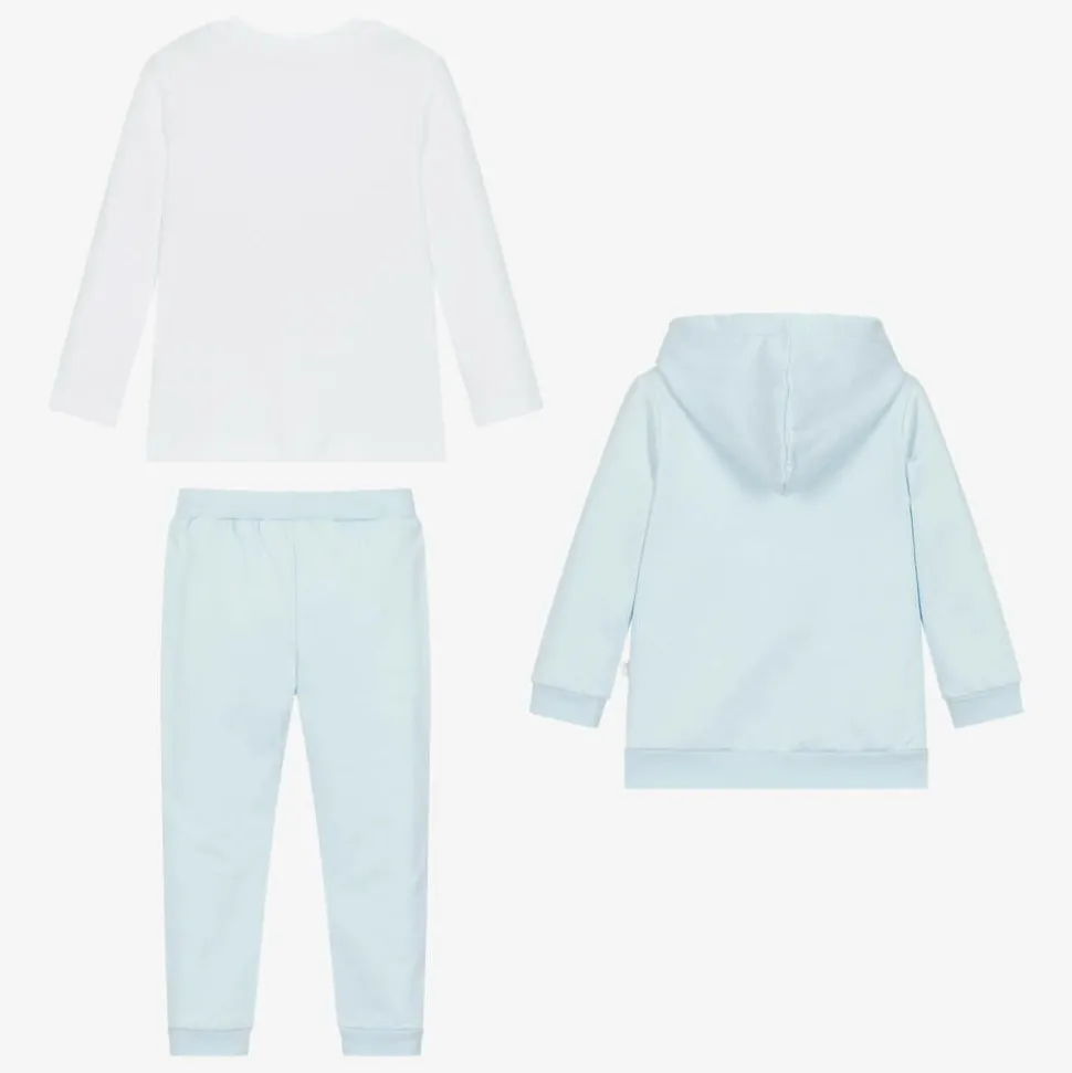 Boys Blue Tracksuit Set