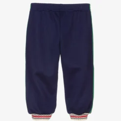 Boys Blue Web Trim Joggers