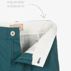 Boys Blue Wool Square G Trousers