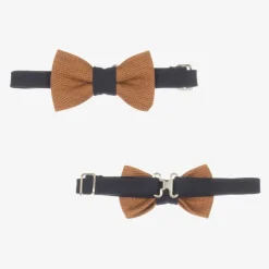 Boys Brown & Blue Suit