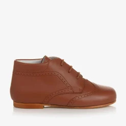 Boys Brown Brogue Shoes
