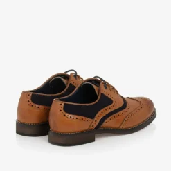 Boys Brown Lace-Up Brogues