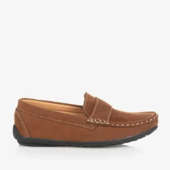 Boys Brown Loafers