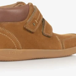 Boys Brown Suede Leather Boots