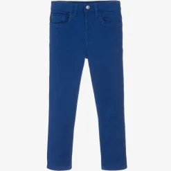 Boys Cobalt Blue Slim Fit Jeans