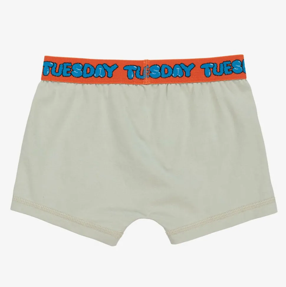 Boys Cotton Animal Boxer Shorts (7 Pack)