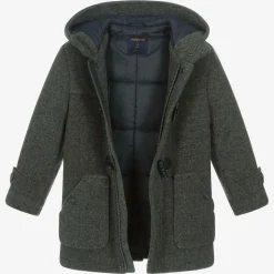 Boys Dark Grey Duffle Coat