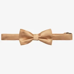 Boys Gold Satin Bow Tie (10cm)