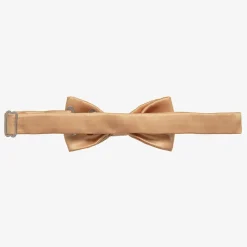Boys Gold Satin Bow Tie (10cm)