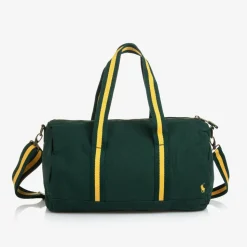 Boys Green Canvas Sports Bag (45cm)