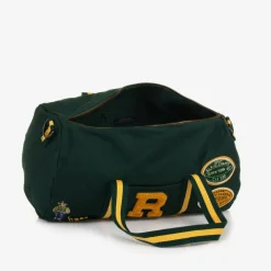 Boys Green Canvas Sports Bag (45cm)