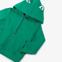 Boys Green Cotton Frog Tracksuit