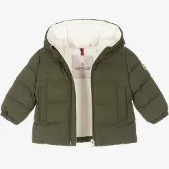 Boys Green Eric Down Puffer Jacket