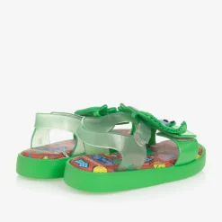 Boys Green Peppa Pig Jelly Sandals