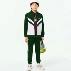 Boys Green Tennis Tracksuit