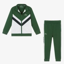 Boys Green Tennis Tracksuit