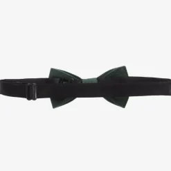 Boys Green Velvet Bow Tie (10cm)