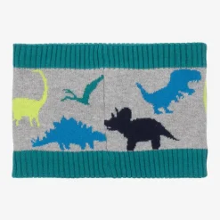 Boys Grey Dinosaur Snood