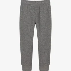 Boys Grey Logo Joggers