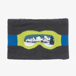 Boys Grey Ski-Themed Snood